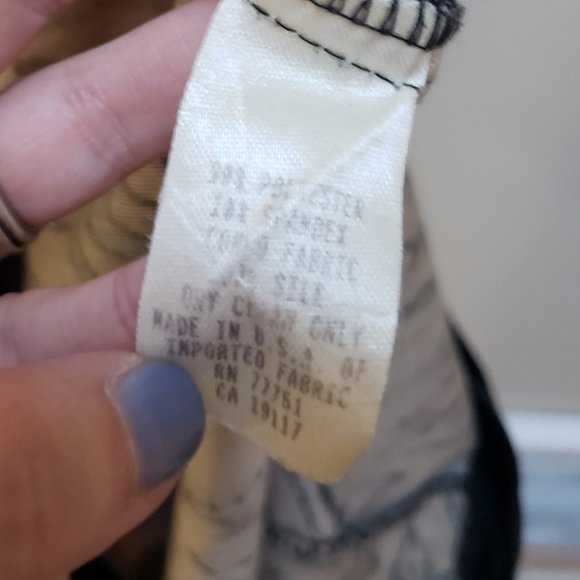 Betsey Johnson Vintage 90s Velvet Tiger Dress - Picture 7 of 7